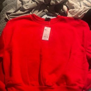 Red sweatshirt